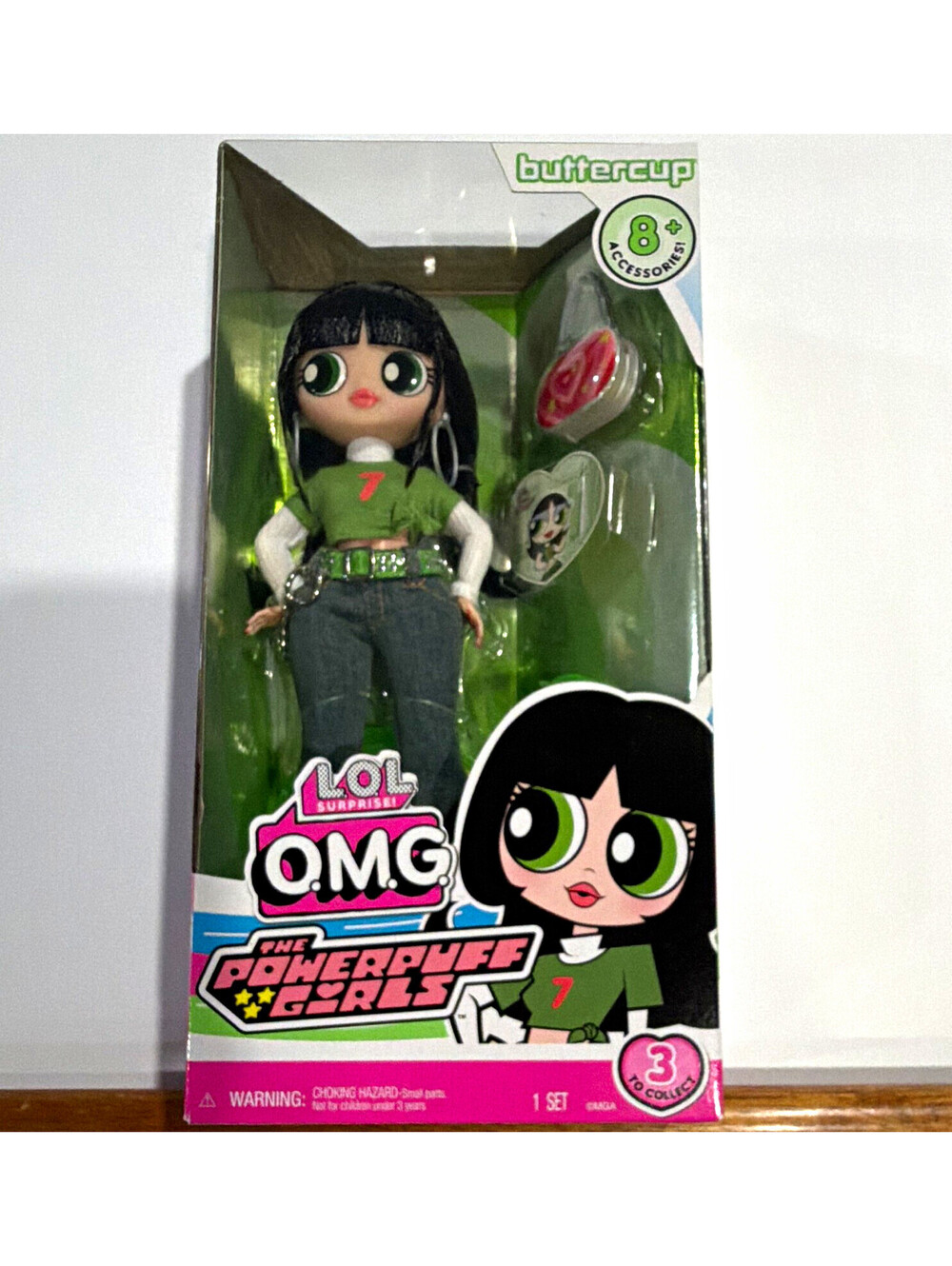 L.O.L. Surprise! O.M.G Powerpuff Girls Buttercup 10 in Doll + Accessories NIB